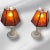 Art Nouveau 1920s Twin Formica Shade Table Lamps For Sale - Image 3 of 4