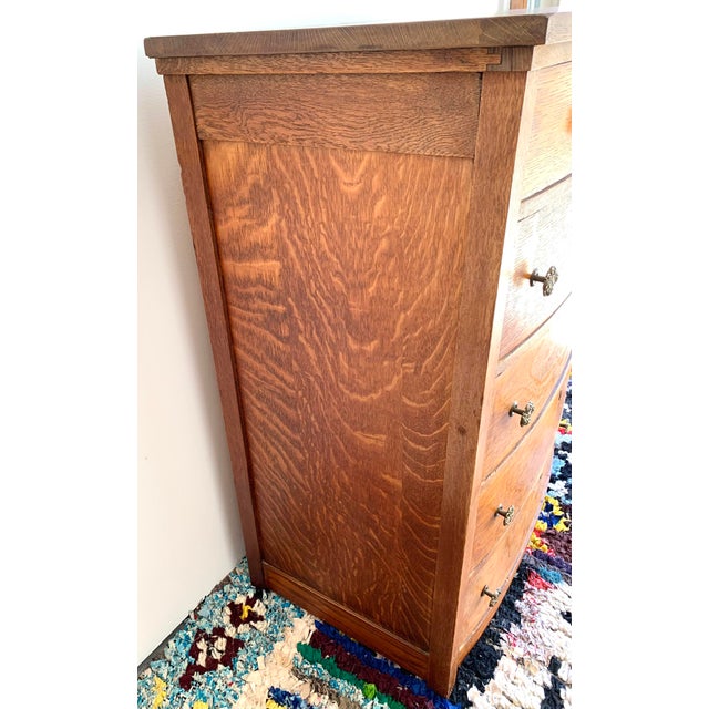 Antique Tiger Oak 6 Drawer Dresser Chairish