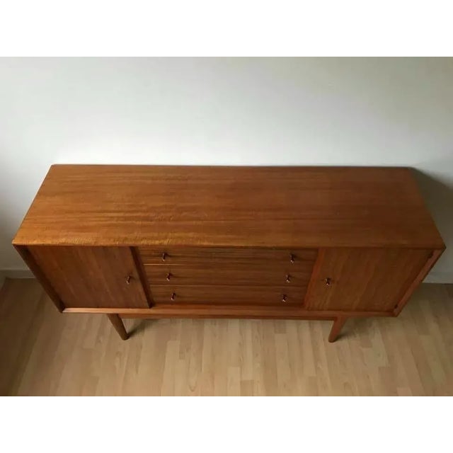 Brown Mid-Century Teak Sideboard from Gordon Russell of Broadway, 1950s For Sale - Image 8 of 9