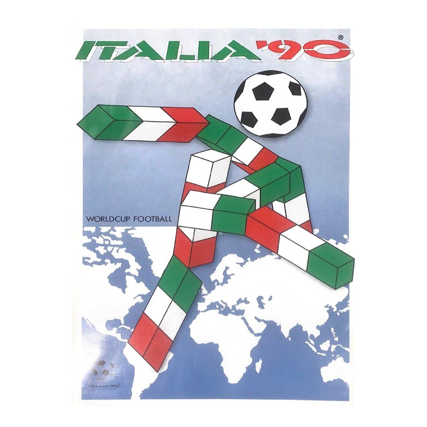 1990 World Cup Italia '90 Poster Chairish
