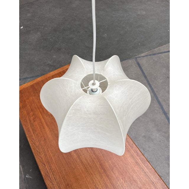 Metal Mid-Century Modern Cocoon Pendant Lamp by Friedel Wauer for Goldkant Leuchten, Germany, 1960s For Sale - Image 7 of 18