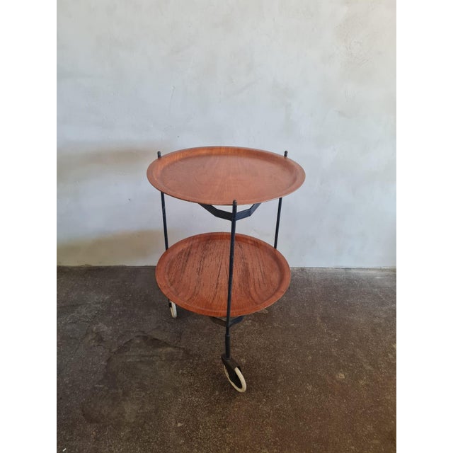 Mid-Century Modern Serving Trolley For Sale - Image 4 of 11