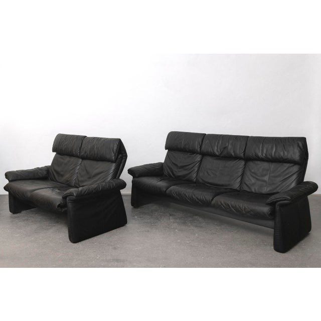 Lugano Three-Seater Leather Sofa from Erpo For Sale - Image 10 of 11