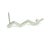 1990s Tiffany & Co Estate Zigzag Wave Brooch Pin Sterling Silver By Paloma Picasso For Sale - Image 4 of 10