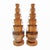 Pair of Antique French Tole Tulipieres With Hand-Painted Scenic Panels For Sale - Image 4 of 17
