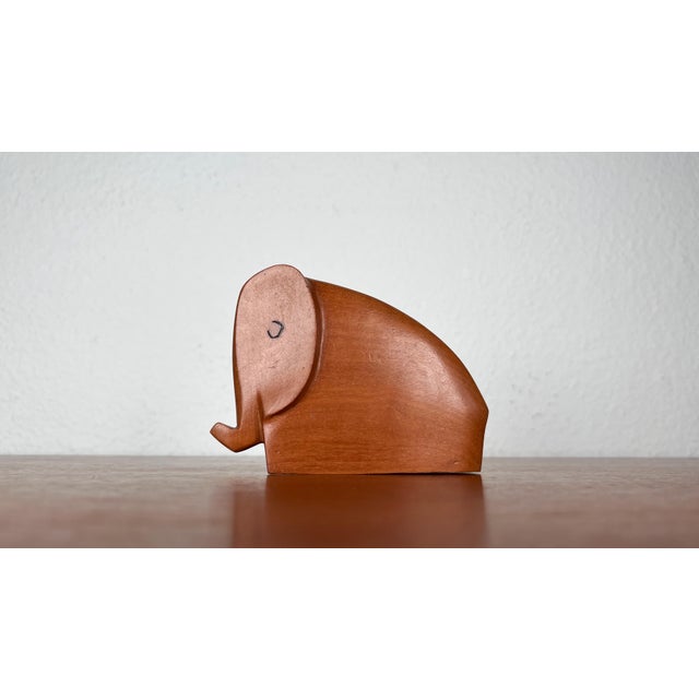 Mid-Century Teak Elephant Figurine, 1960s For Sale - Image 17 of 17