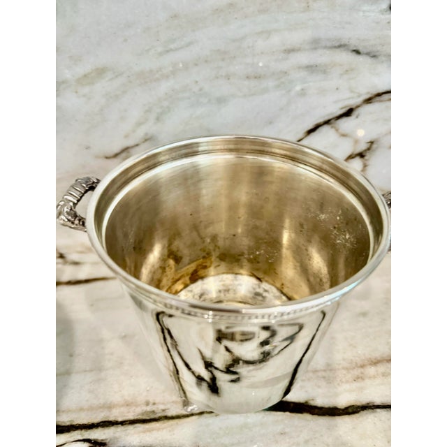 1960s Silver Fruit Lid Ice Bucket For Sale - Image 4 of 6