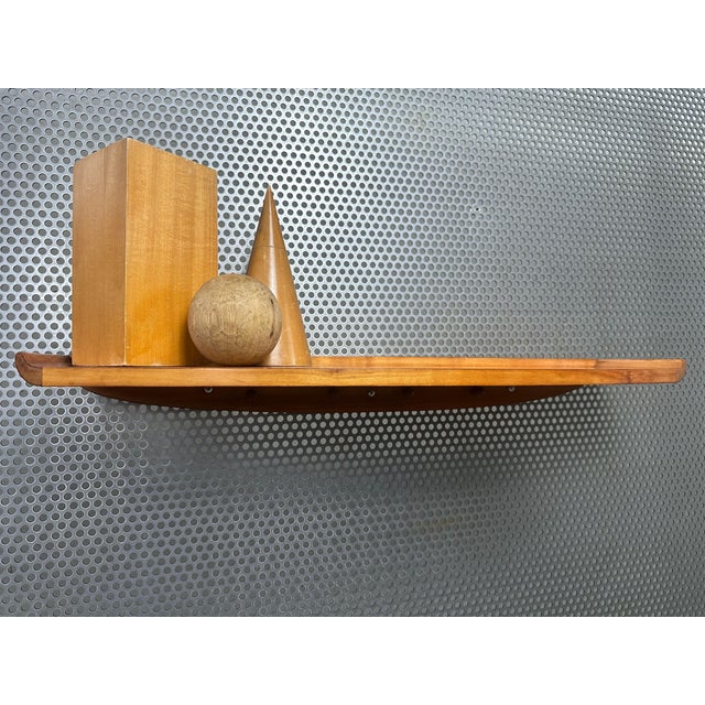 Vintage Wall Shelf with Coat Rack For Sale - Image 9 of 10