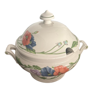 Vintage Villeroy & Boch Amapola Porcelain Soup Tureen