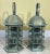 Pair of Large Architectural Brass Wall Lantern For Sale - Image 12 of 13