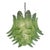 Early 21st Century Italian Green Felci Murano Glass Chandelier Green by Simoeng for Simoeng For Sale - Image 5 of 5