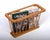 Mid-Century Danish Modern Solid Oak Rectangular Magazine Rack, 1970s For Sale - Image 14 of 18
