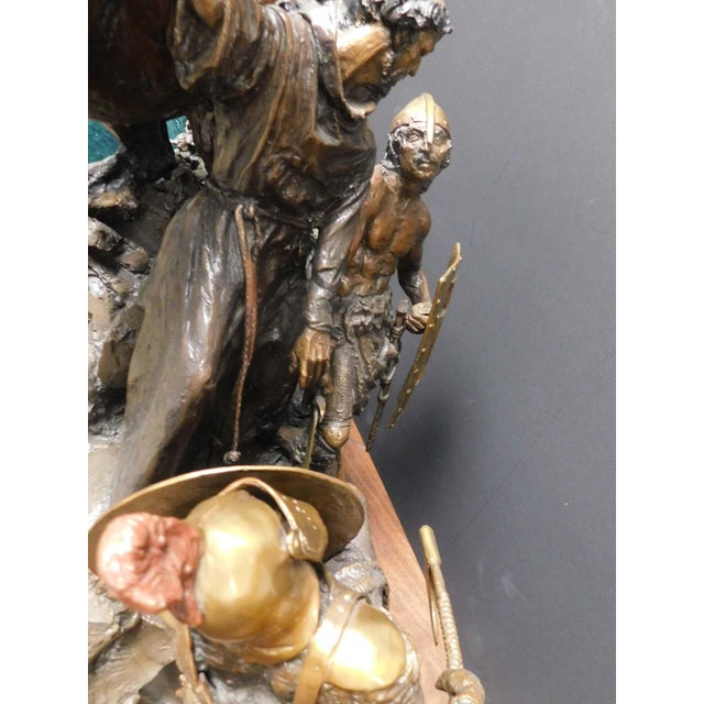 Share Lorenzo Ghiglieri "St. Francis" Bronze Sculpture Signed &Numbered 1982 For Sale In Denver - Image 6 of 11