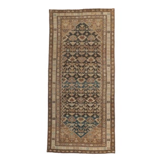 Early 20th Century Antique Persian Malayer Hallway Rug Runner, 04'11 X 10'06 For Sale