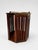 Traditional English Georgian Mahogany and Brass Slatted Plate Bucket For Sale - Image 3 of 8