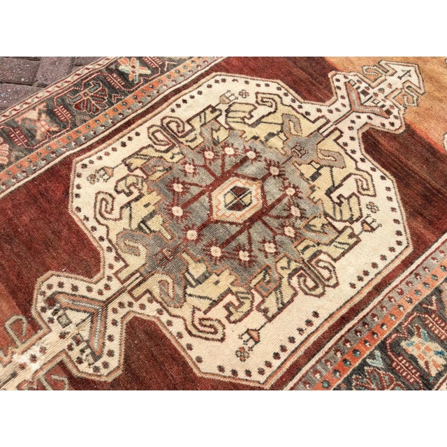 1960's Turkish Area Rug - 53" X 94" For Sale - Image 9 of 12