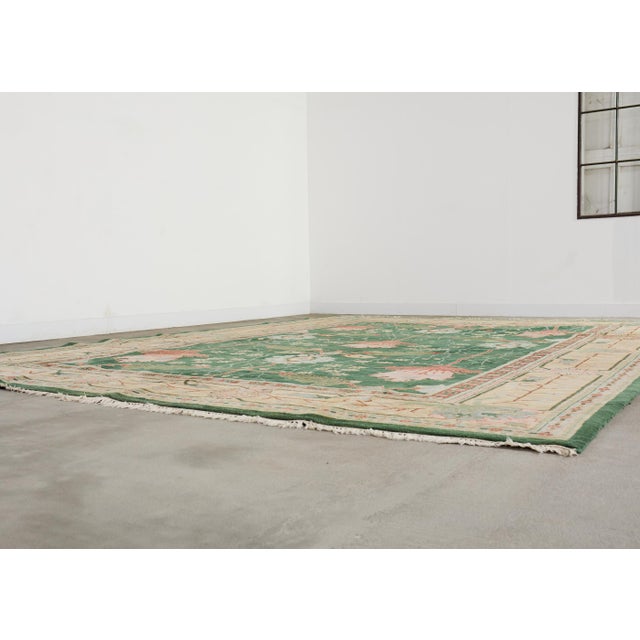 20th Century Turkish Arts and Crafts Donegal Style Rug 18' X 12' For Sale - Image 12 of 18