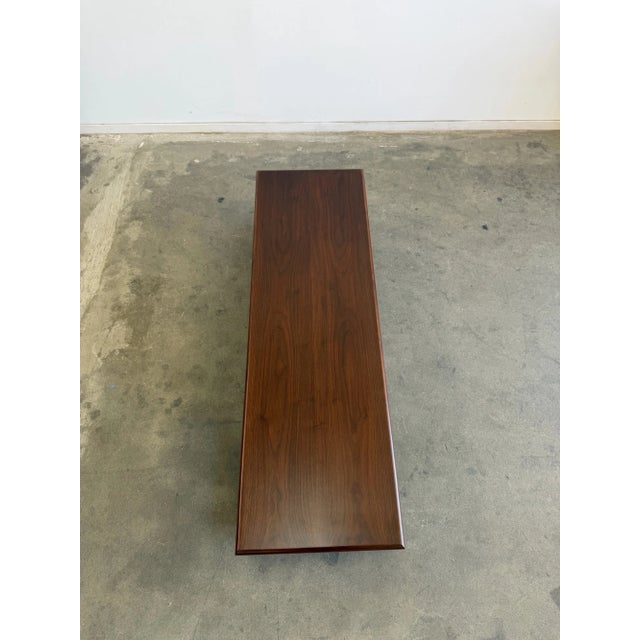 Vintage 1960s Walnut Coffee Table For Sale - Image 13 of 14