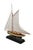 Large vintage sailboat model of a yacht from the 1920s-1940s era. Dimensions: 35.75" x 7" x 34.75" (W x D x H)