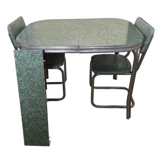 Vintage Kitchen/Dinning Table and Chairs For Sale