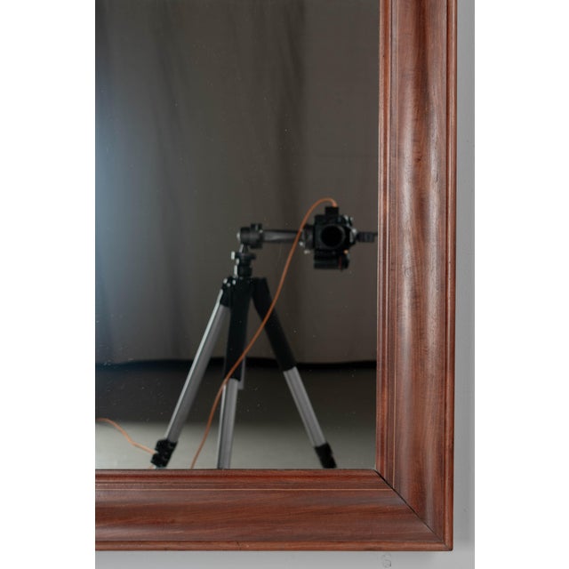 Wood French Louis Philippe Style Mahogany Mirror For Sale - Image 7 of 9