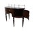 Thomasville Furniture Kent Park Collection Banded Flame Mahogany 68" Buffet Sideboard W. Brass Rail 38921-240 For Sale - Image 10 of 15