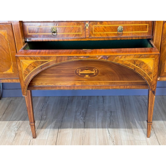 Late 18th Century English George III Inlaid Mahogany Sideboard For Sale - Image 6 of 16