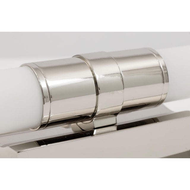 Robert Abbey Robert Abbey Roderick Polished Chrome Wall Sconces - a Pair For Sale - Image 4 of 6