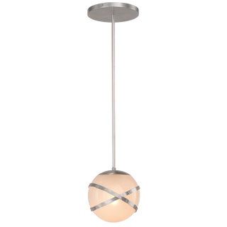 Vibe Pendant - 12" Globe (Brushed Silver)