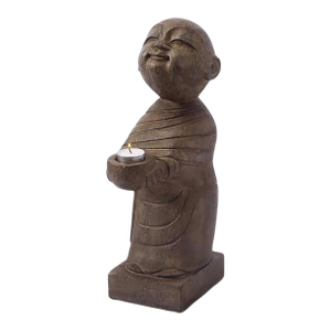 Bluestone Monk Candle Stand
