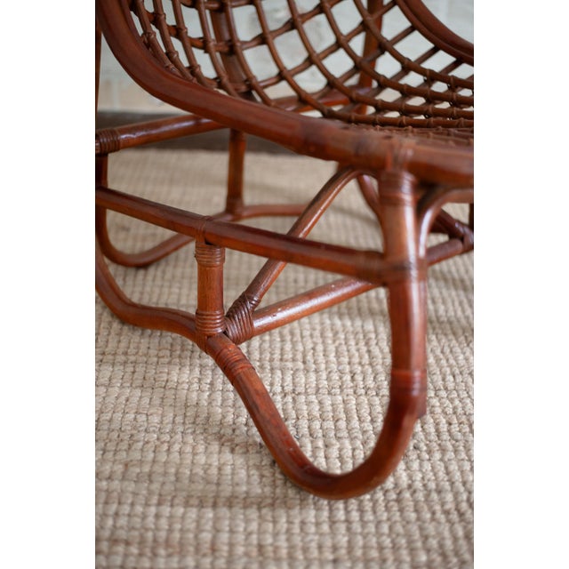 Vintage Bamboo Armchairs, 1980s, Set of 2 For Sale - Image 6 of 15