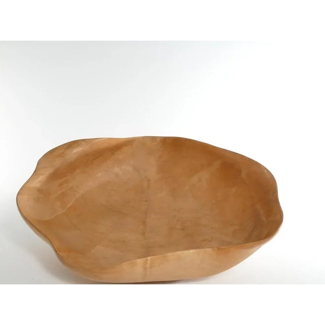 Brown Swedish Burl Wood Bowl, 1980s For Sale - Image 8 of 11