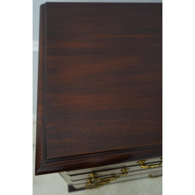 Henkel Harris Chippendale Mahogany Masters Chest For Sale - Image 9 of 12