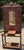 Wood Antique European Hall Tree With Center Mirror, Glove Box and Umbrella Stands For Sale - Image 7 of 11