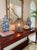 Black Vintage Industrial Mesh Lantern Table Lamp With Jute Rope Handle For Sale - Image 8 of 12
