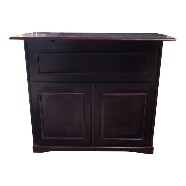 Antique MidCentury Modern Cherry Wood Bar Chairish