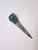Late 20th Century Sterling Silver Turquoise Bookmarker Letter Opener For Sale - Image 5 of 8