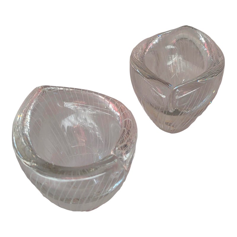 Pair Of Mid-century Tapio Wirkkala For Iittala Votive Holders Or Cups