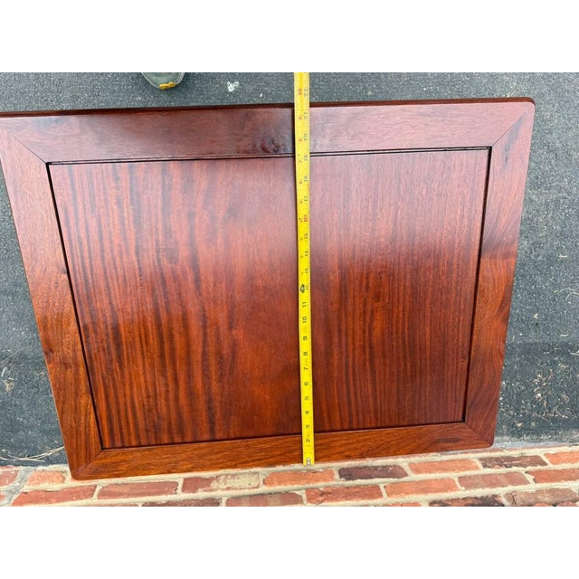 Pair of Mid 20th Century Vintage Chinese Carved Rosewood 2 Tier Side Tables For Sale - Image 14 of 17
