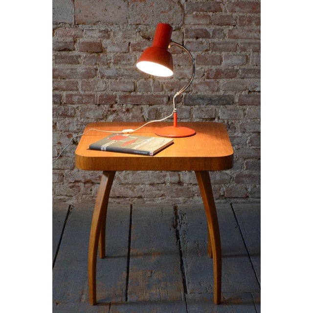 Mid-Century Modern Table Lamp in Chrome by J. Hůrka for Lidokov, Czech, 1960s For Sale - Image 9 of 11