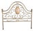 Lacquered Wrought Iron Headboard, 1950s For Sale