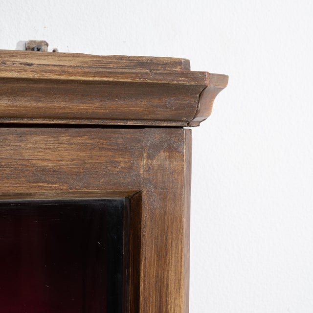 Neoclassical 19th Century Wall-Mounted Vitrine For Sale - Image 3 of 12