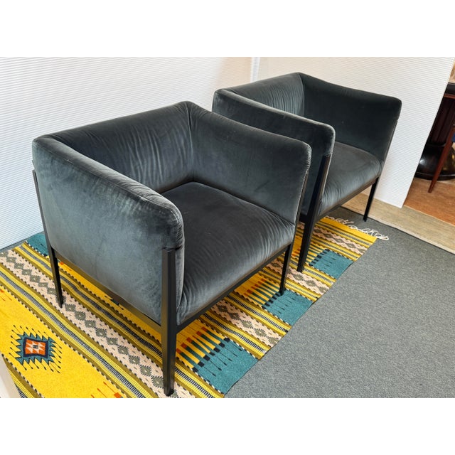 Textile Ronan & Erwan Bouroullec Cassina Cotone Lounge Chairs, Pair For Sale - Image 7 of 16