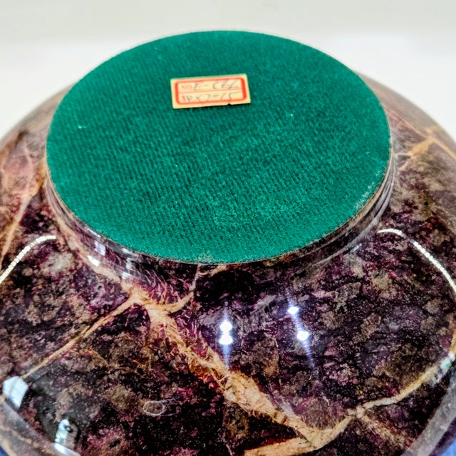 Vintage Polished Bidasar Red Stone Vase For Sale - Image 9 of 10