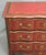 Theodore Alexander Vintage Theodore Alexander Red Leather Wrapped Serpentine Chest of Drawers For Sale - Image 4 of 13