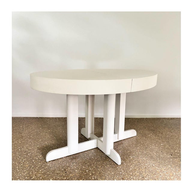 Vintage Oval Wooden Extendable Table, Netherlands, 1960s For Sale - Image 12 of 12