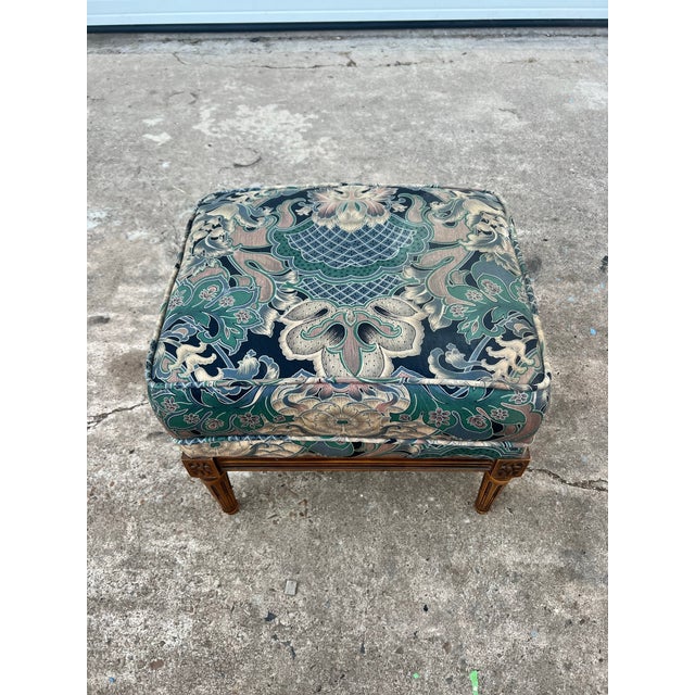 French 19th Century Louis XVI Walnut Stool / Upholstery Seat For Sale - Image 4 of 11