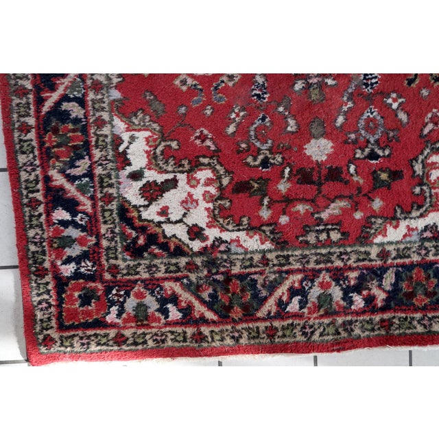 1970s, Handmade Vintage Persian Hamadan Rug 4.1' X 6' For Sale In New York - Image 6 of 11