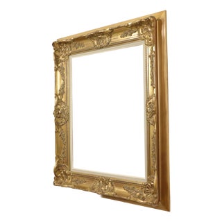 Baroque Style Gold Leaf Frame For Sale