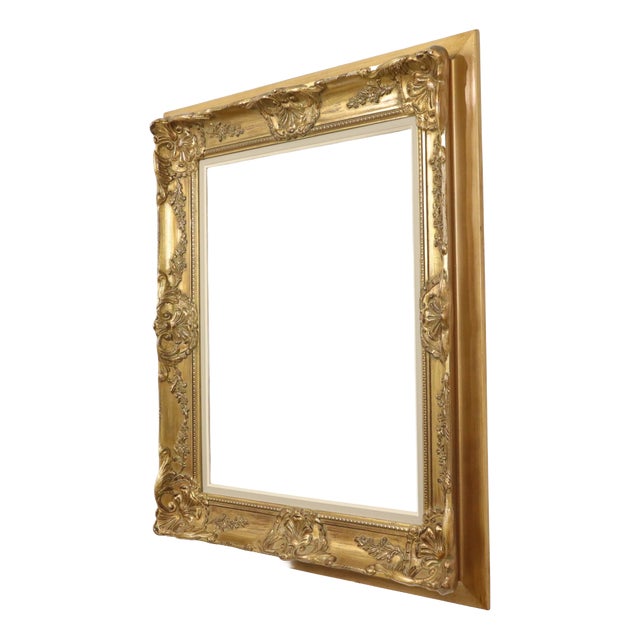 Baroque Style Gold Leaf Frame For Sale